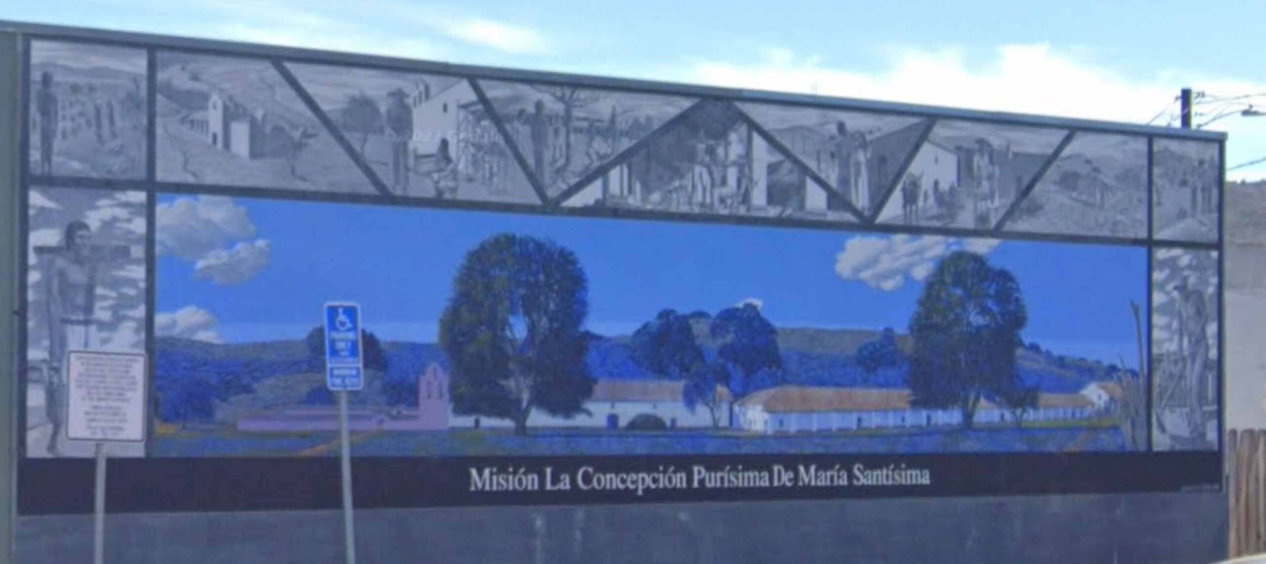 Lompoc Mural - La Purisima Mission (1995) - Located at 206 E. Ocean Ave.