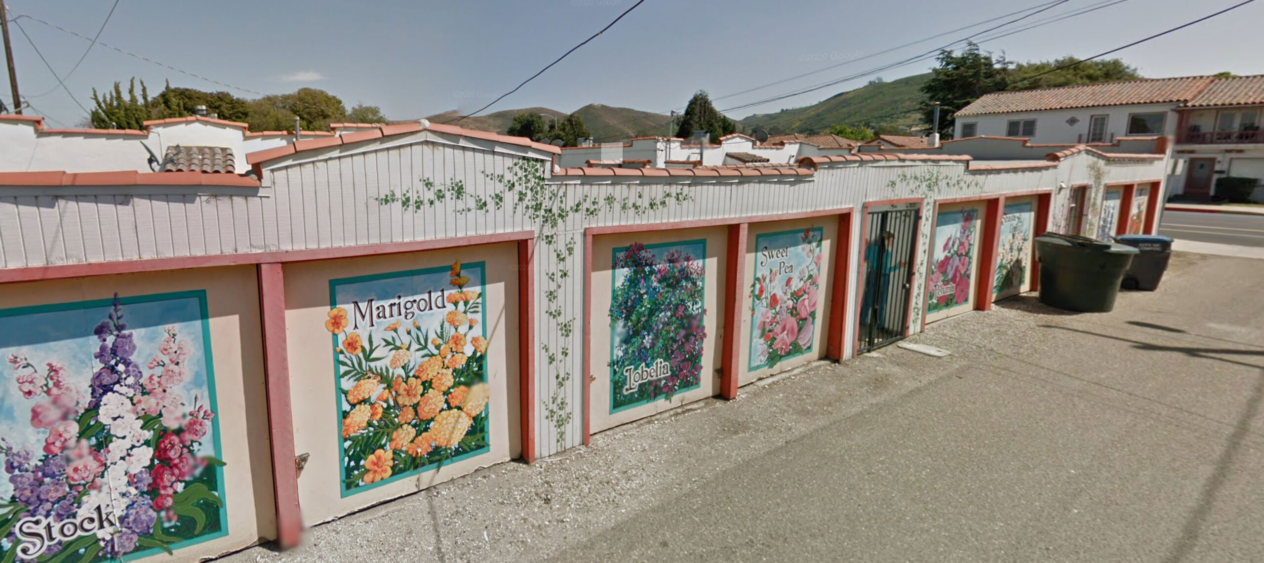 Lompoc Mural - Flowers of the Valley - Located 119 East Cypress in alley way